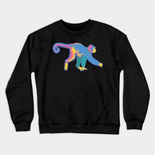 Colorful Monkey Crewneck Sweatshirt